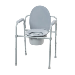 Folding Steel Commode
