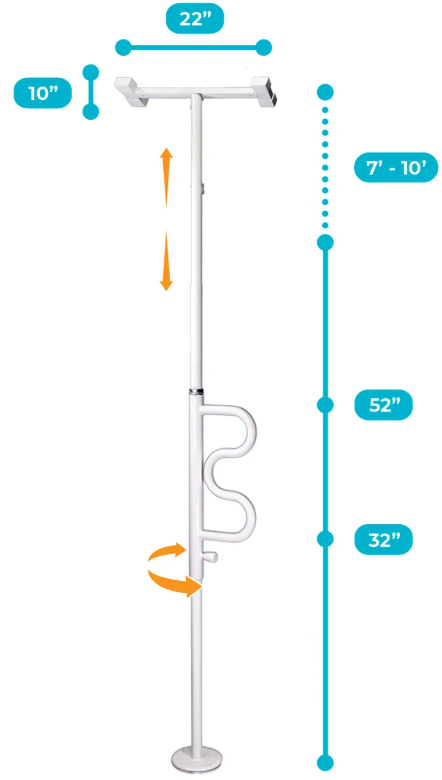 Security Pole & Curve Bar