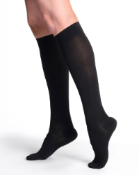Compression Socks, Knee-High, Closed Toe, 20-30mmHG, Cotton