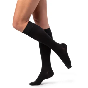 Compression Socks, Knee-High, Closed Toe, 15-20mmHg, Cotton